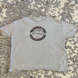 Gray Las Vegas Graphic T-Shirt